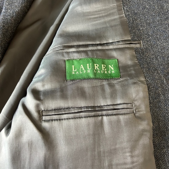 Ralph Lauren Mens Suit jacket size 46R | Grey | 100% Lambs Wool - Picture 5 of 7